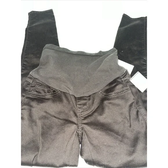 Motherhood Women's Maternity Jeans Dark Brown Stretch Size XSmall NWOT - Picture 4 of 6